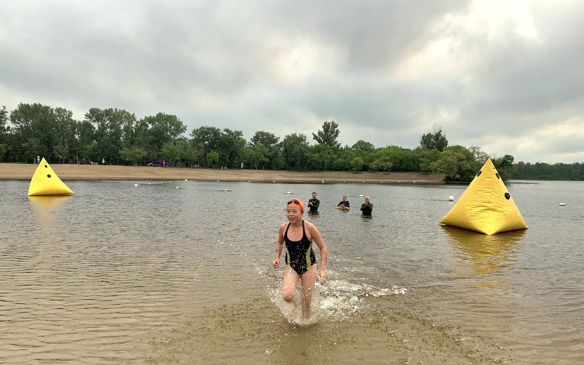 NguyenMath's tweet image. Kids smiled the whole way through the triathlon today @MbTri!