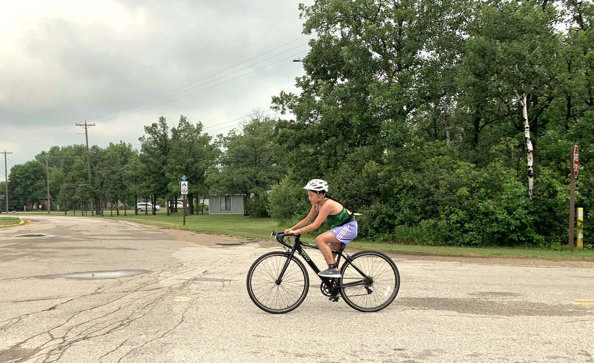 NguyenMath's tweet image. Kids smiled the whole way through the triathlon today @MbTri!