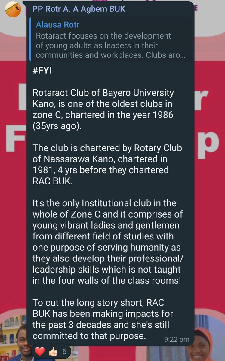 Rotaract Club of Bayero University Kano tweet media