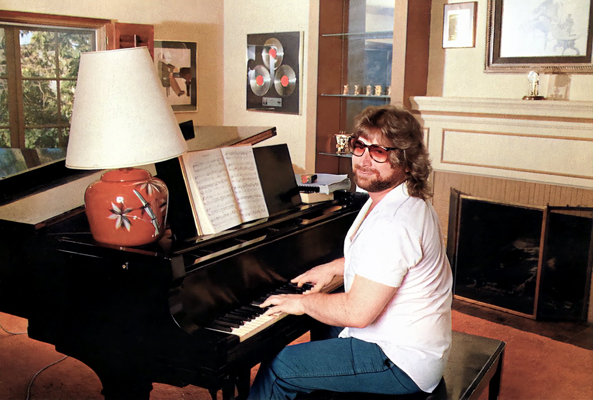 Happy Birthday to David Paich who turns 69 years young today - pictured here at his Los Angeles home in 1982 