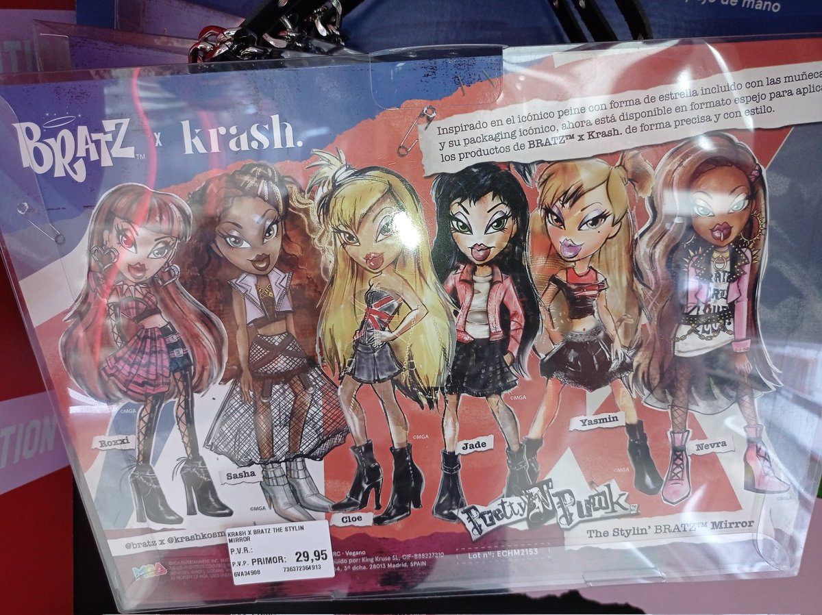 winxclubpretty's tweet photo. Bratz X Krash
#Bratz #KrashKosmetics #BratzXKrash #Krash #Collaboration #BratzCollaboration #MakeUp #BratzMakeUp #Merchandising #PrettyNPunk #BratzMerchandising #PassionForFashion #TheGirlsWithAPassionForFashion #BratzPack #BratzPrettyNPunk #PasionPorLaModa #Primor #Art https://t.co/XquhJtMtih
