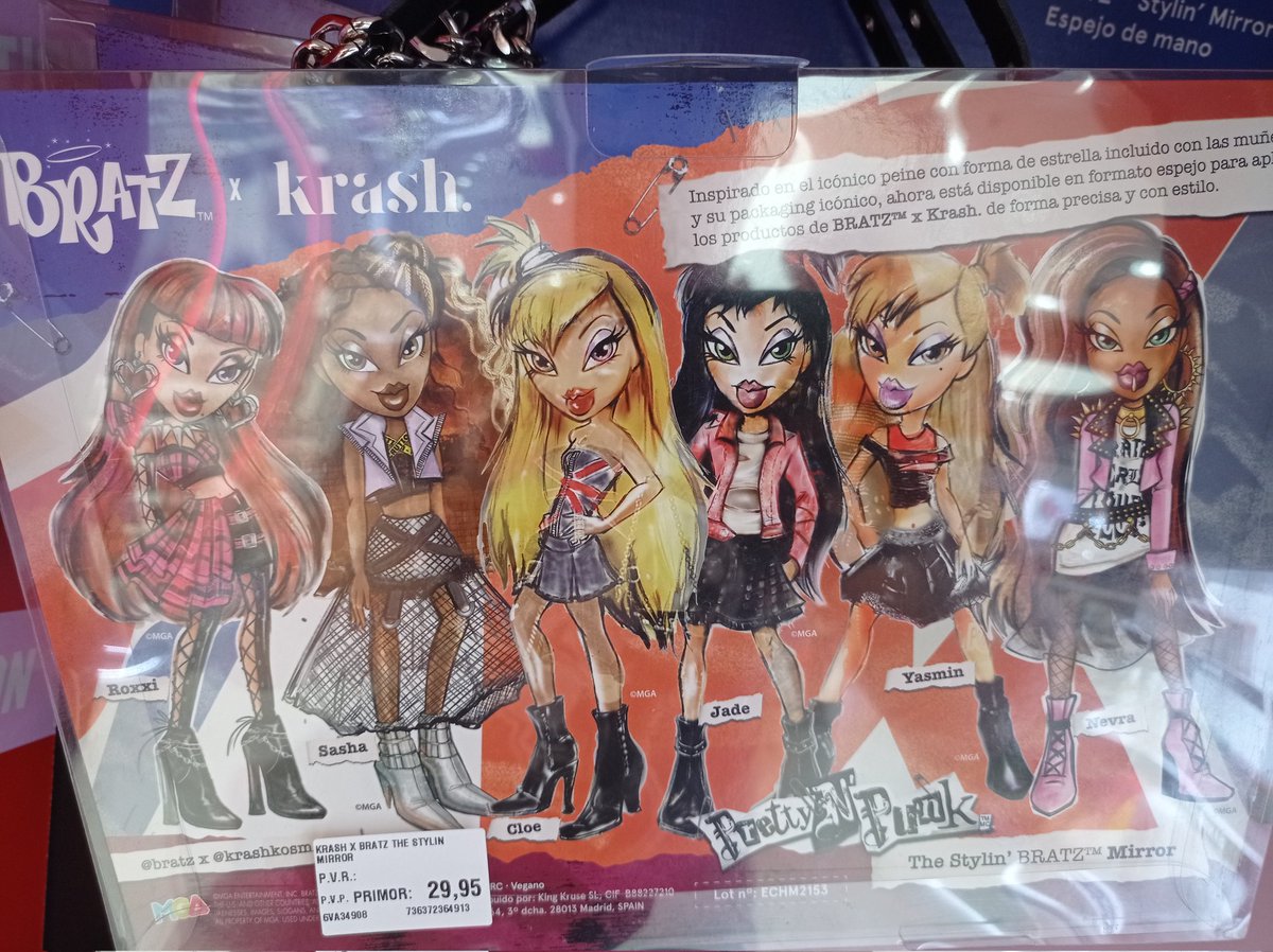 winxclubpretty's tweet photo. Bratz X Krash
#Bratz #KrashKosmetics #BratzXKrash #Krash #Collaboration #BratzCollaboration #MakeUp #BratzMakeUp #Merchandising #PrettyNPunk #BratzMerchandising #PassionForFashion #TheGirlsWithAPassionForFashion #BratzPack #BratzPrettyNPunk #PasionPorLaModa #Primor #Art https://t.co/XquhJtMtih