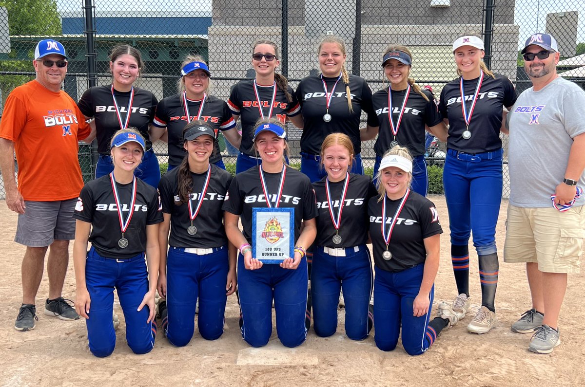 Blue16u's tweet photo. Bolts Blue 18U worked hard &amp; had a great weekend! UF Showcase Runner Ups of 26 teams. It was an exciting first weekend together since Fall! @FSU_SB @SVSU_Softball @GVSUSoftball Congratulations, there is going to be some great softball in the @GLIACsports conference (7 of our 11)! https://t.co/FTJ8UnblXo