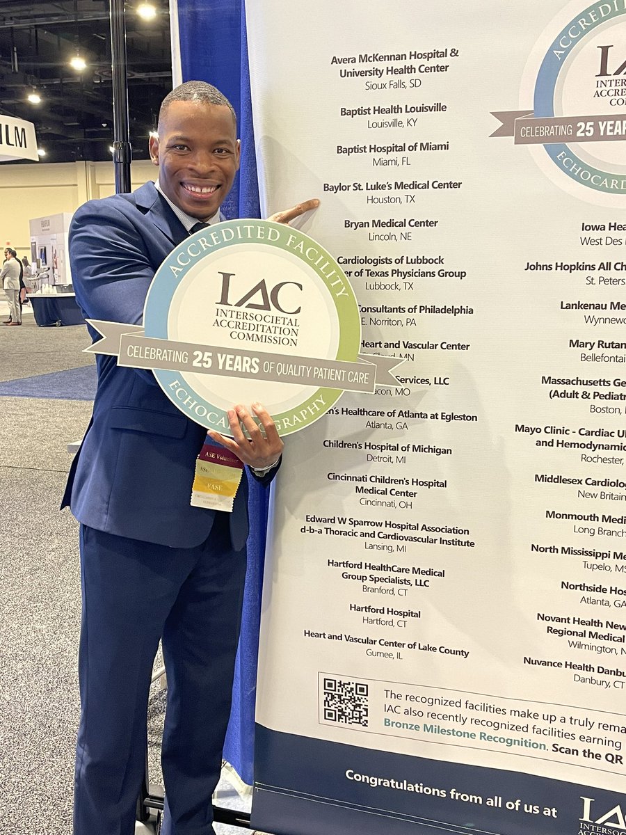 Katie Gibson (@katie_gibson311) on Twitter photo Congratulations Baylor St. Luke’s Medical Center on 25 years of <a href="/IACaccred/">IAC | Intersocietal Accreditation Commission</a> #echofirst accreditation! #ASE2023 <a href="/ASE360/">American Society of Echocardiography</a> <a href="/ray_stainback/">Raymond Stainback, MD, FASE, FACC</a> <a href="/EGarciaSayan/">Enrique Garcia-Sayan, MD, FACC, FASE</a> Congratulations Baylor St. Luke’s Medical Center on 25 years of <a href="/IACaccred/">IAC | Intersocietal Accreditation Commission</a> #echofirst accreditation! #ASE2023 <a href="/ASE360/">American Society of Echocardiography</a> <a href="/ray_stainback/">Raymond Stainback, MD, FASE, FACC</a> <a href="/EGarciaSayan/">Enrique Garcia-Sayan, MD, FACC, FASE</a>