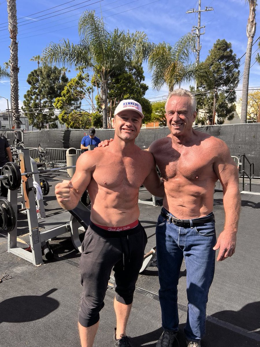 I'm calling it now. RFK Jr. is anti-vaccines but I would put money on the fact that he takes steroids to help build up that 70 yr old physique. No man has a body like this at 70 without steroids. He's a fucking hypocrite. Prove me wrong and come with receipts. I'll wait.