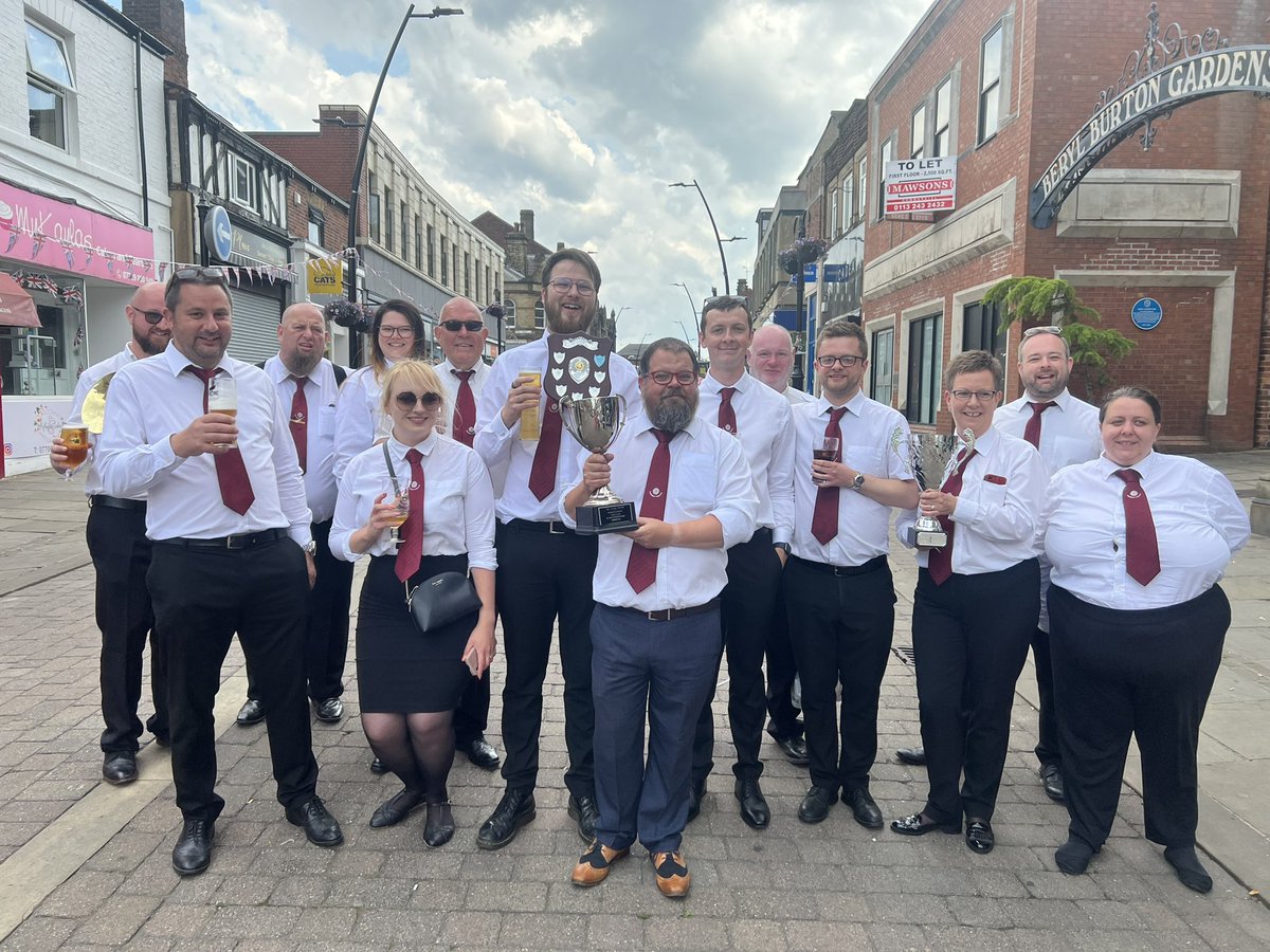 The band had a great day at Morley March and Hymn contest. 

1st Overall, Best Road March, Best Hymn and Best Soloist (Alan Fowler).

#winners #brassbans #yorkshireimps #yorkshireimperial