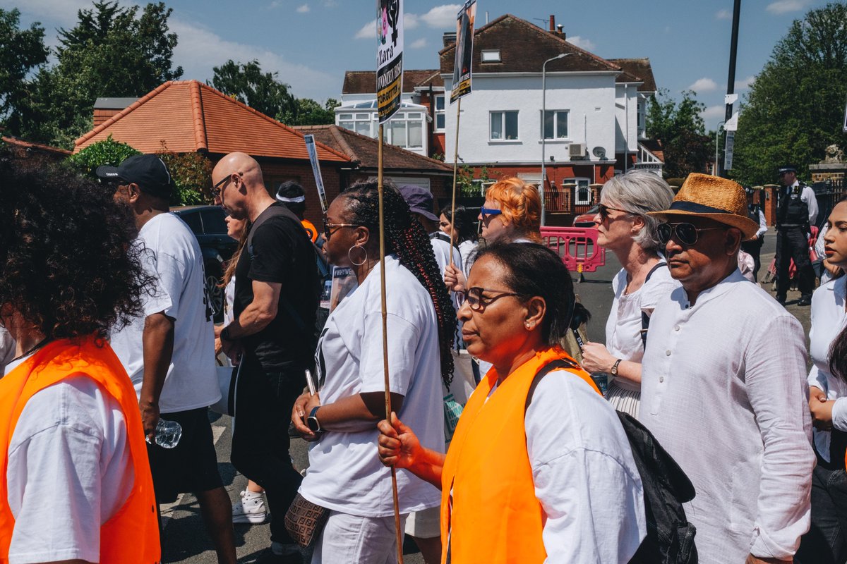 A vigil and silent march were held in Ilford to remember #ZaraAleena, whose life was tragically taken by a man a year ago today.