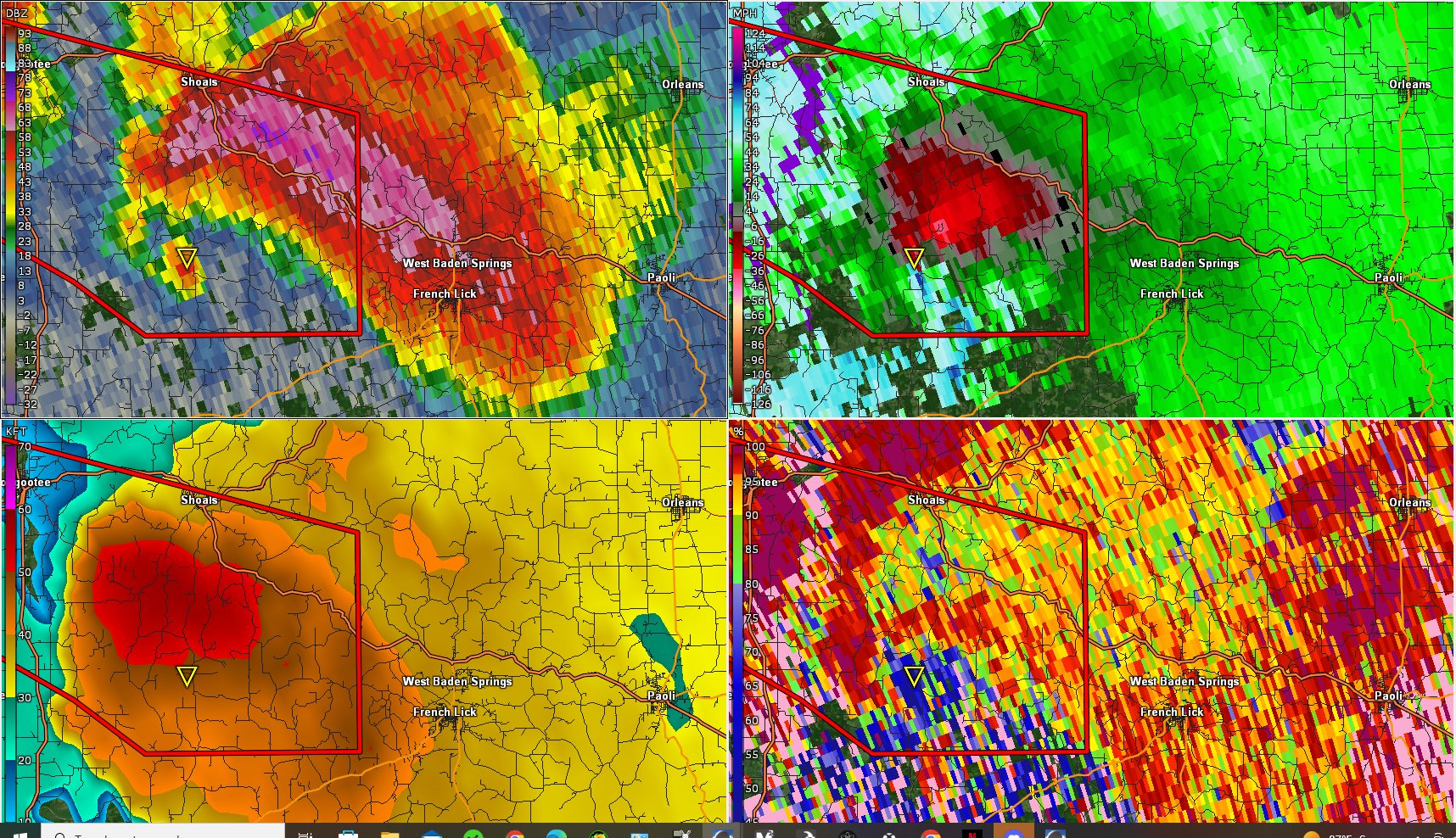 TJS_Wx on Twitter "Major tornado ongoing west of french lick https//t