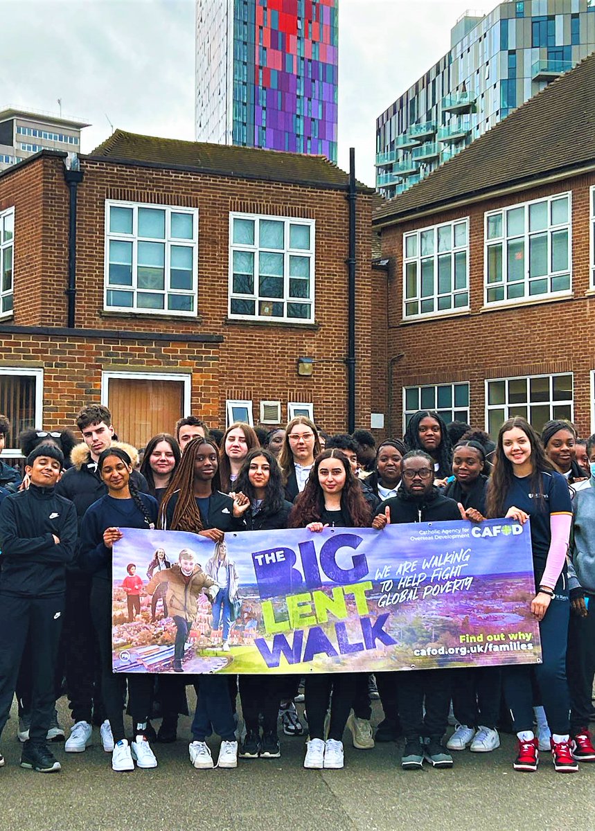 We've just sent an amazing £1,310 to CAFOD, including money raised by students for The Big Lent Walk 2023 to help fight global poverty. @CAFODSchools @rcaoseducation #croydon