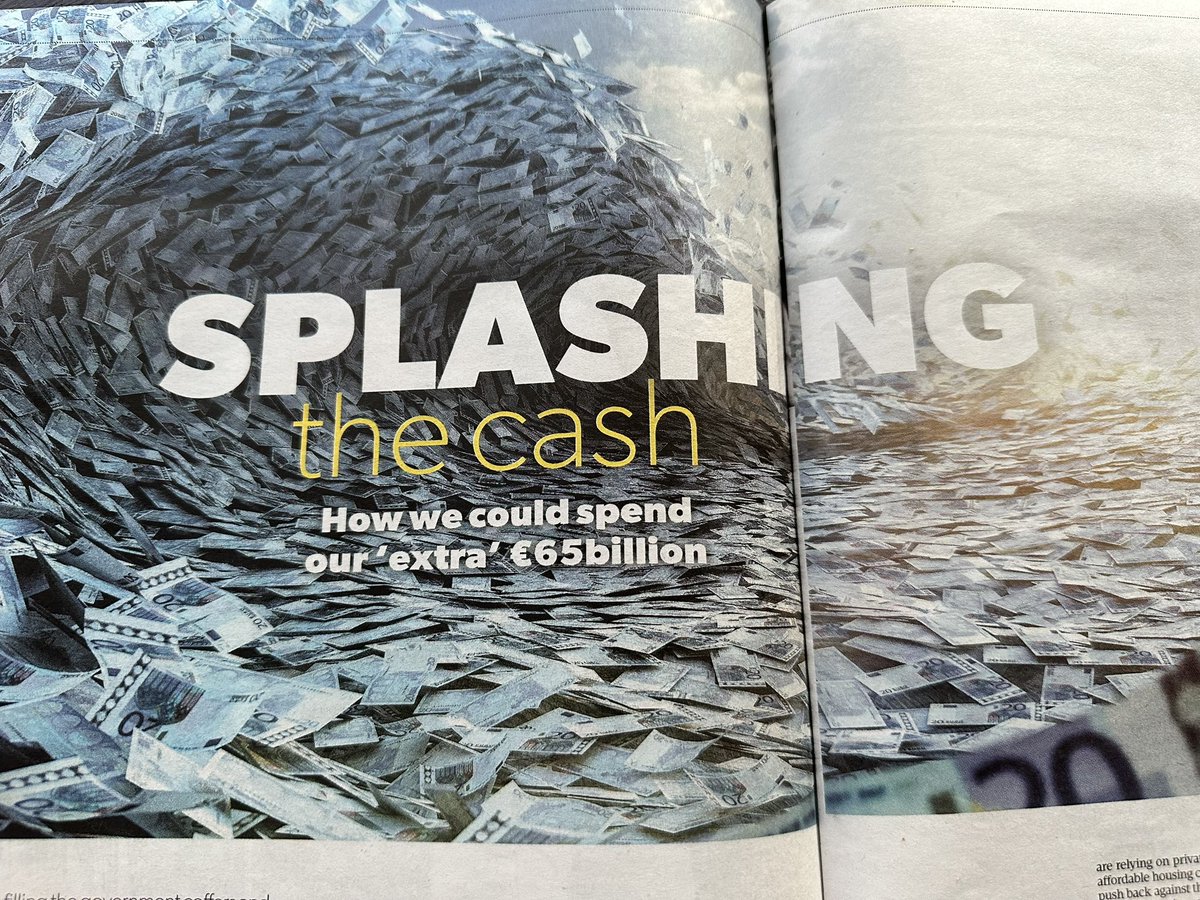 There’s a piece in the <a href="/businessposthq/">Business Post</a> today, in the magazine. 

They ask “prominent people” what should we do with the €65bn surplus.

Not one person states we should address the unbelievable poverty that the biggest minority group in Irish society face’s disproportionately