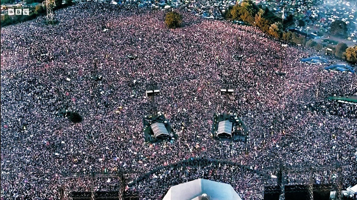 kiebeattie's tweet photo. This game of where's wally is fucking hard..

#EltonJohn #Glastonbury #Glastonbury2023 https://t.co/Y0cKsNabSL