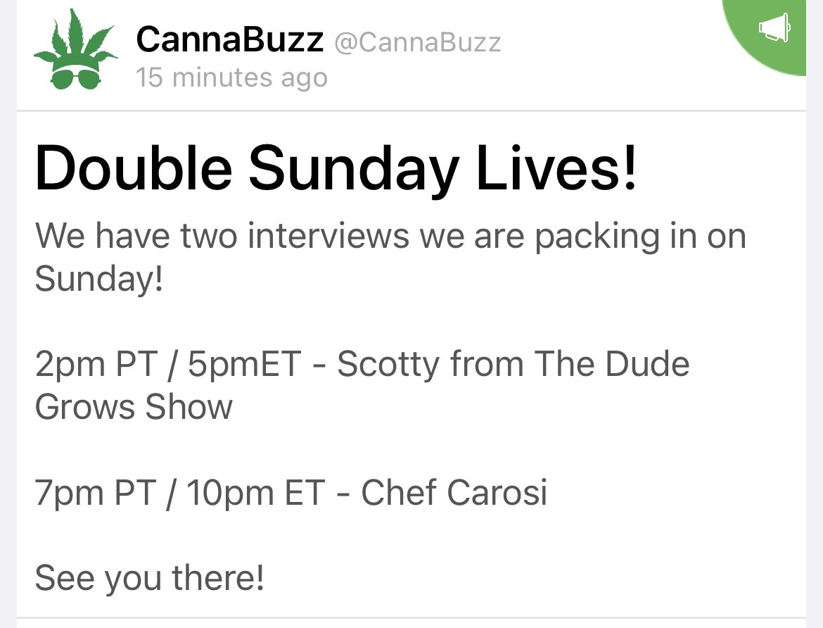 CannaBuzz tweet media