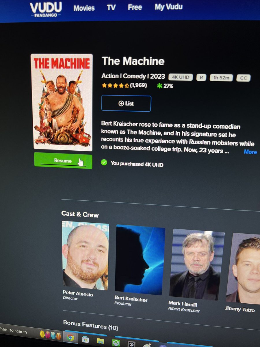 I’m ready!!! @bertkreischer #TheMACHINEmovie