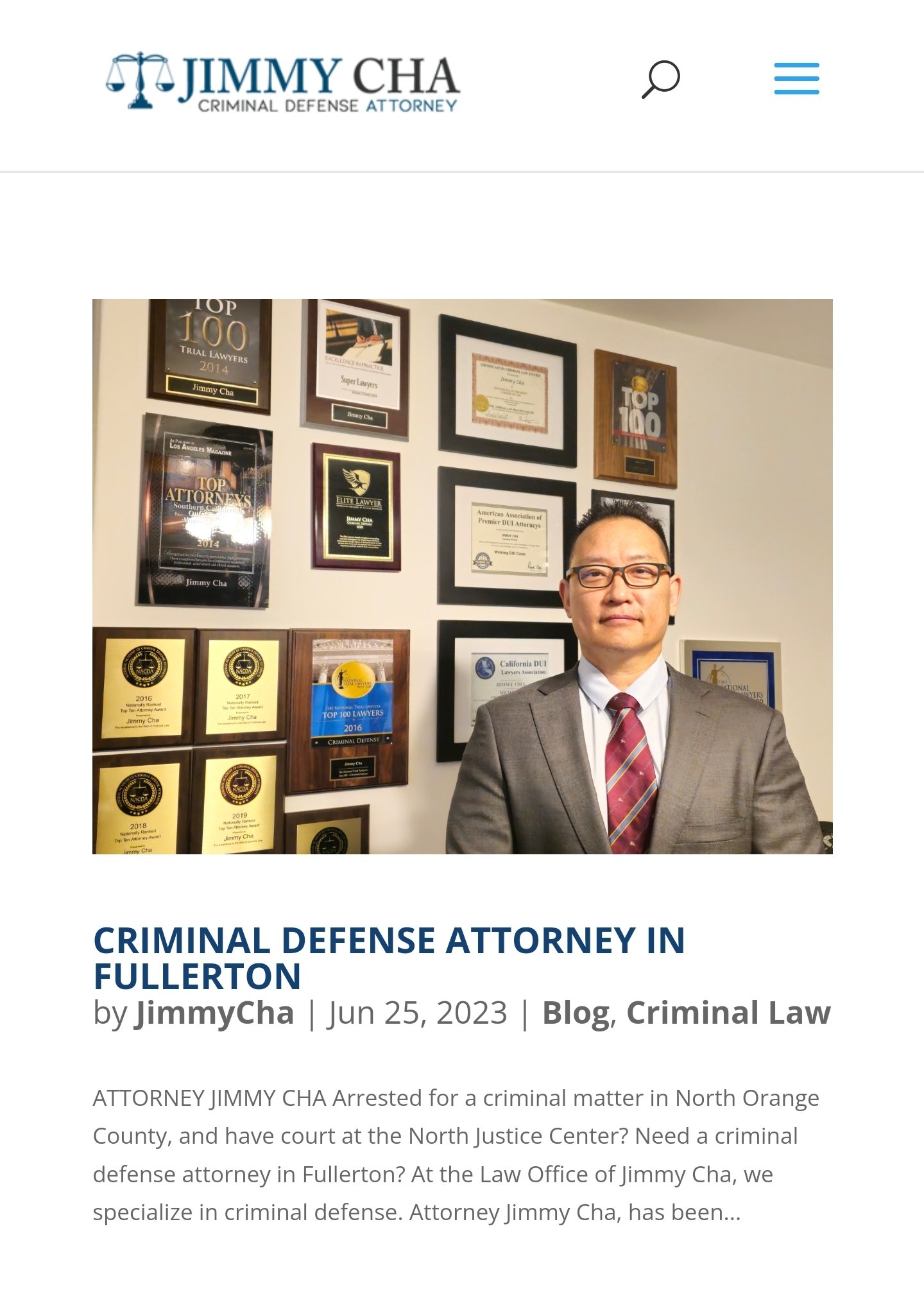 Jimmy Cha on Twitter "Arrested? Going to court at the North Justice Center in Fullerton