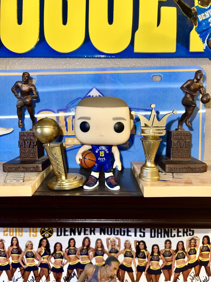 Here’s the painted Test print of the Custom 3D Printed Joker Finals MVP trophy..  🏆🤘🃏 #nuggetsnation #MileHighBasketball #bringitin #nbafinals #NBAChampions @nuggets