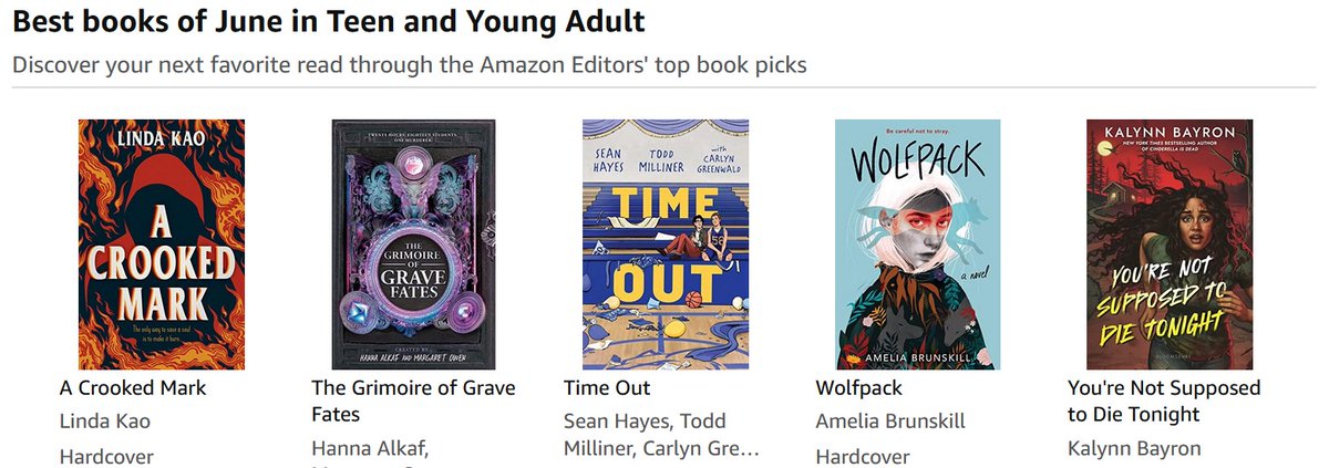 I'm really pleased that editors at Amazon chose WOLFPACK, my YA mystery in verse, as one of their YA picks for June! amazon.com/b?ref=r_ess_dp…