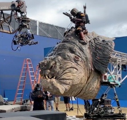 This is why I love Star Wars 
Practical effects &gt; CGI 

#starwars #thebookofbobafett