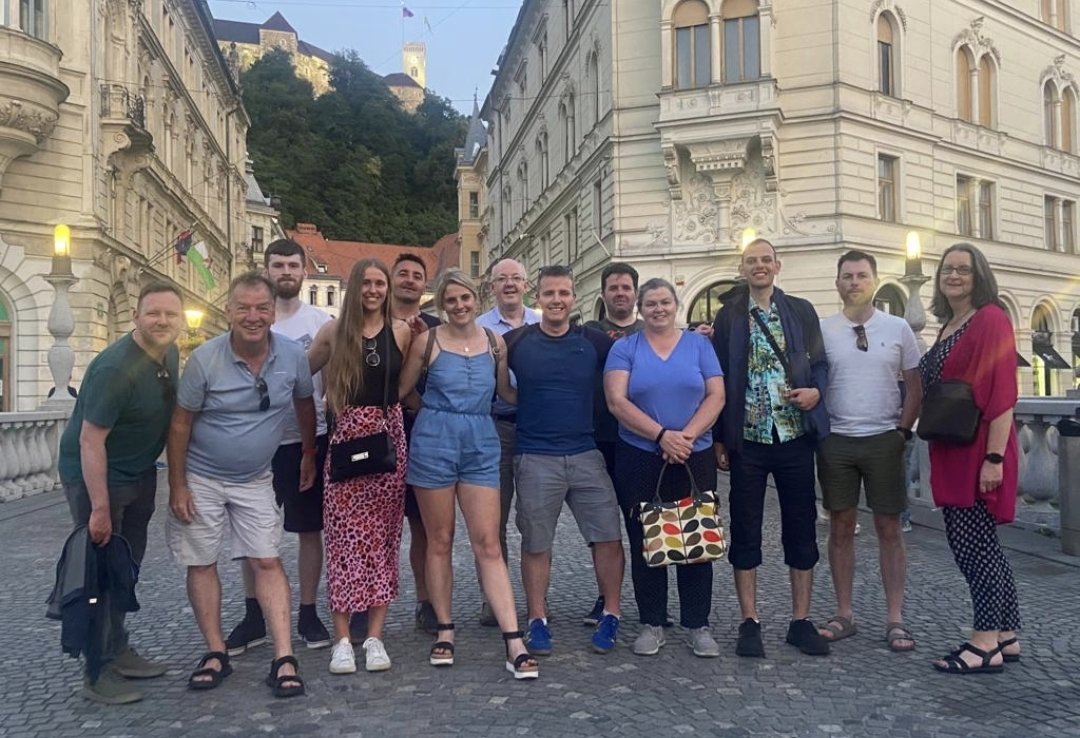 Peter Cummins (@peterjcummins) on Twitter photo An absolute honour to be part of the Irish contingent in Ljubljana, Slovenia. Tomorrow, we will present our Practioner Enquiry projects to other teachers from around the EU in <a href="/unilj/">univerzalj</a>
<a href="/DCU/">Dublin City University</a> <a href="/IrlEmbLjubljana/">Embassy of Ireland, Ljubljana</a> <a href="/STAMPEdProject/">STAMPEd Project</a> An absolute honour to be part of the Irish contingent in Ljubljana, Slovenia. Tomorrow, we will present our Practioner Enquiry projects to other teachers from around the EU in <a href="/unilj/">univerzalj</a>
<a href="/DCU/">Dublin City University</a> <a href="/IrlEmbLjubljana/">Embassy of Ireland, Ljubljana</a> <a href="/STAMPEdProject/">STAMPEd Project</a>
