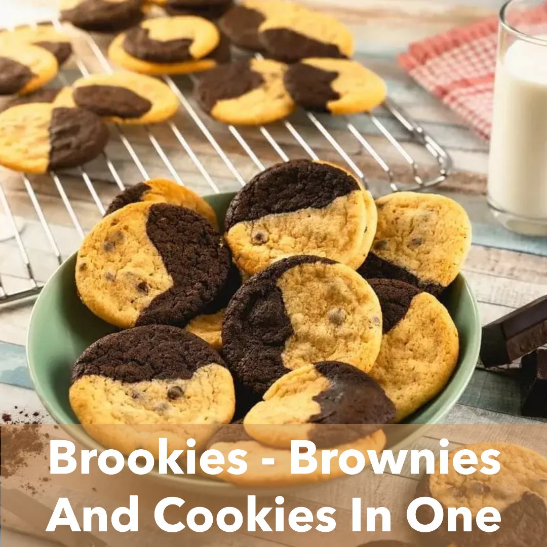 DelightBaking's tweet photo. Can't decide between brownies or cookies? Why not both!

Our Brookies are the perfect blend of both worlds, offering a unique taste sensation that's simply irresistible. Dive into the delightful world of baking with us! #BakingLove #DelightBaking

Recipe: https://t.co/KFeWj6eDMp https://t.co/T0U2ocsAaN