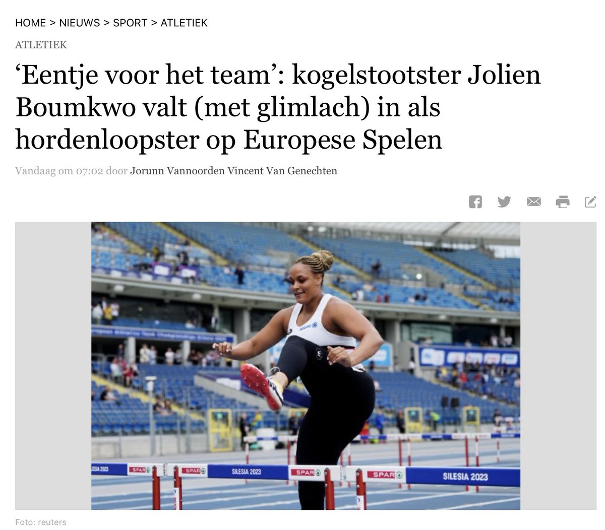 Heerlijke teamspirit en heerlijk jezelf niet te ernstig nemen! @JolienBoumkwo