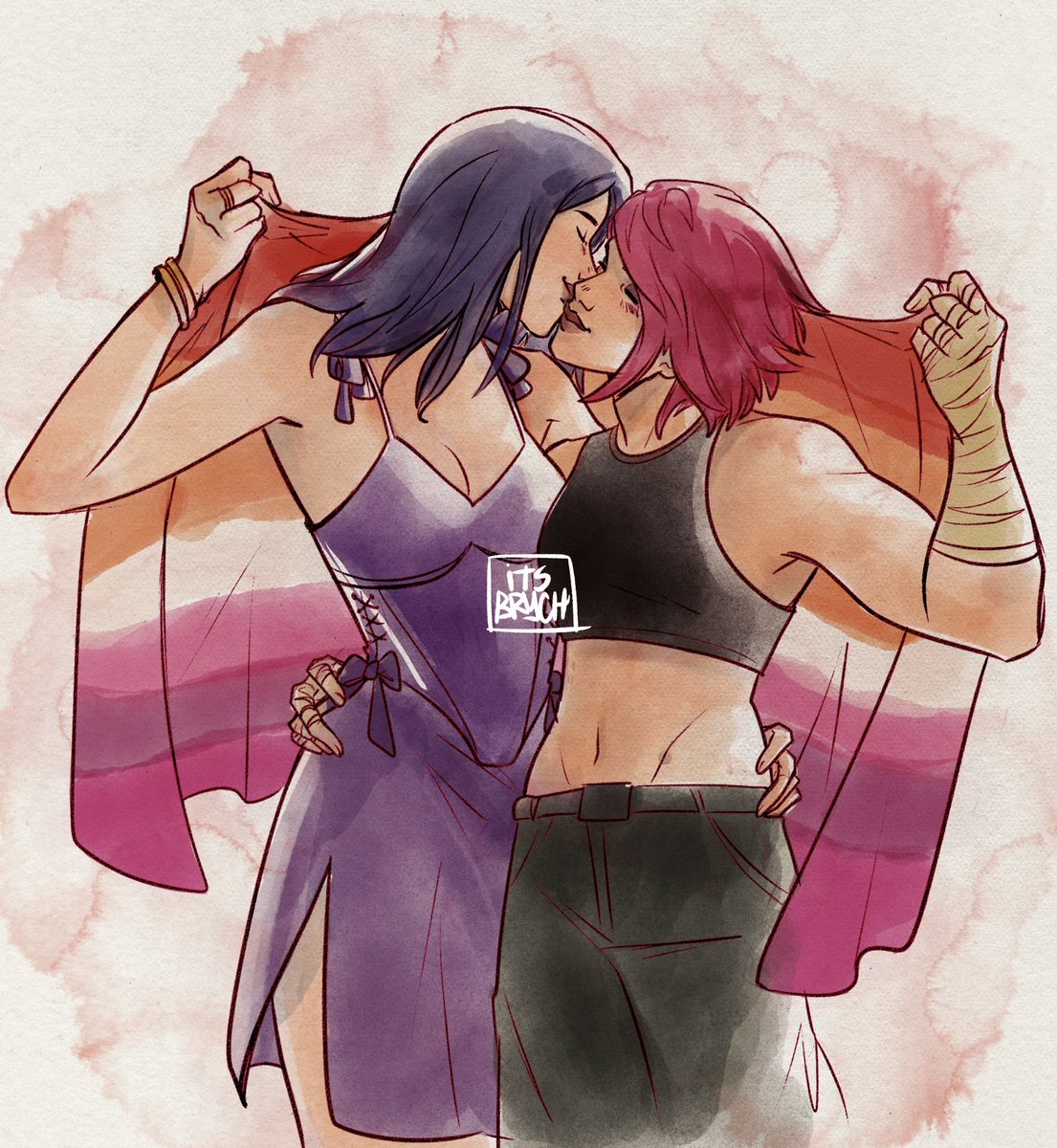 just a canon lesbian couple with the lesbian flag ✨

#CaitlynxVi #Arcane #piltoversfinest #ArtofLegends #LeagueOfLegends #ArtofArcane #Caitvi #violyn #Pride2023