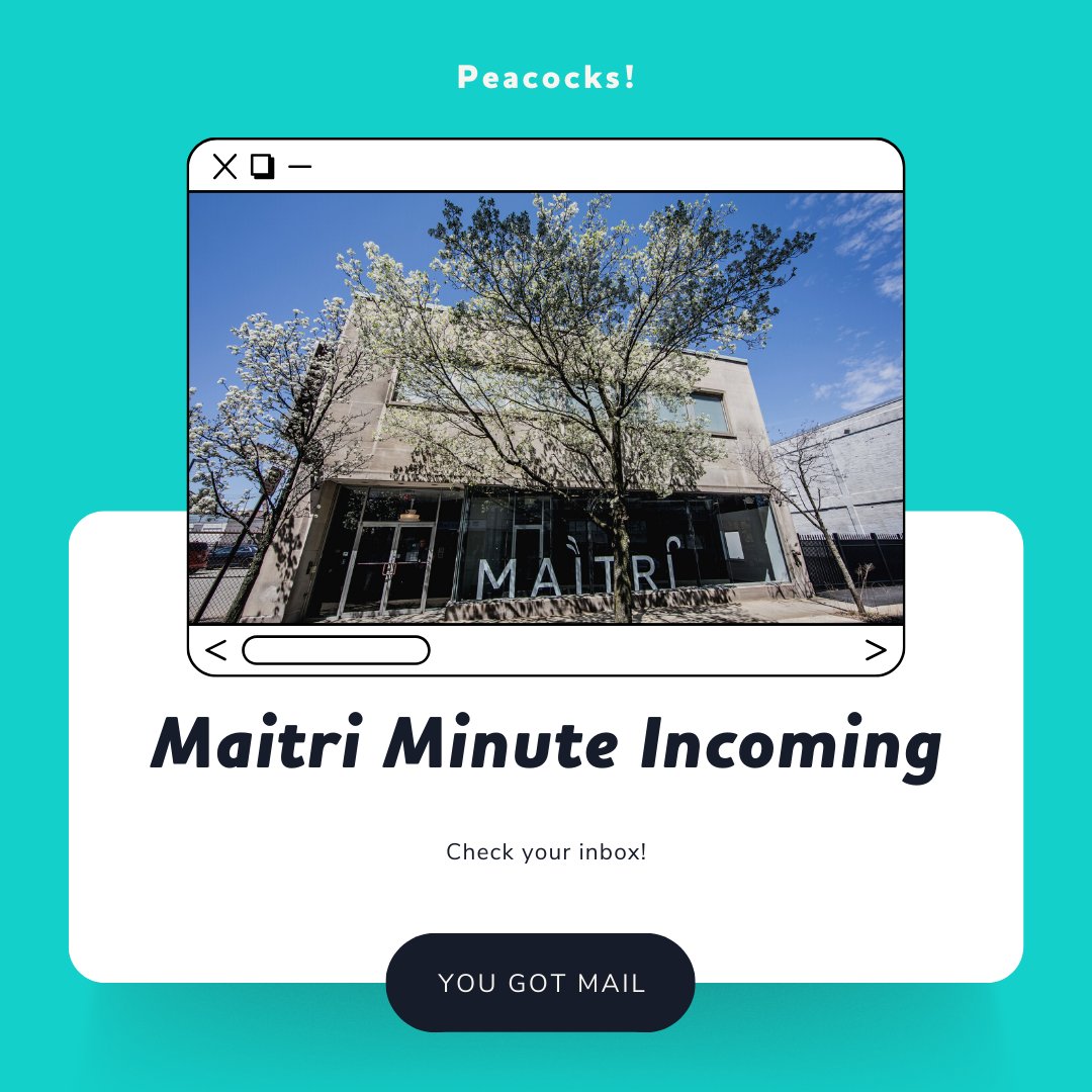 Happy Sunday! Check your email

#maitrimeds #newweek #wellness #sunday