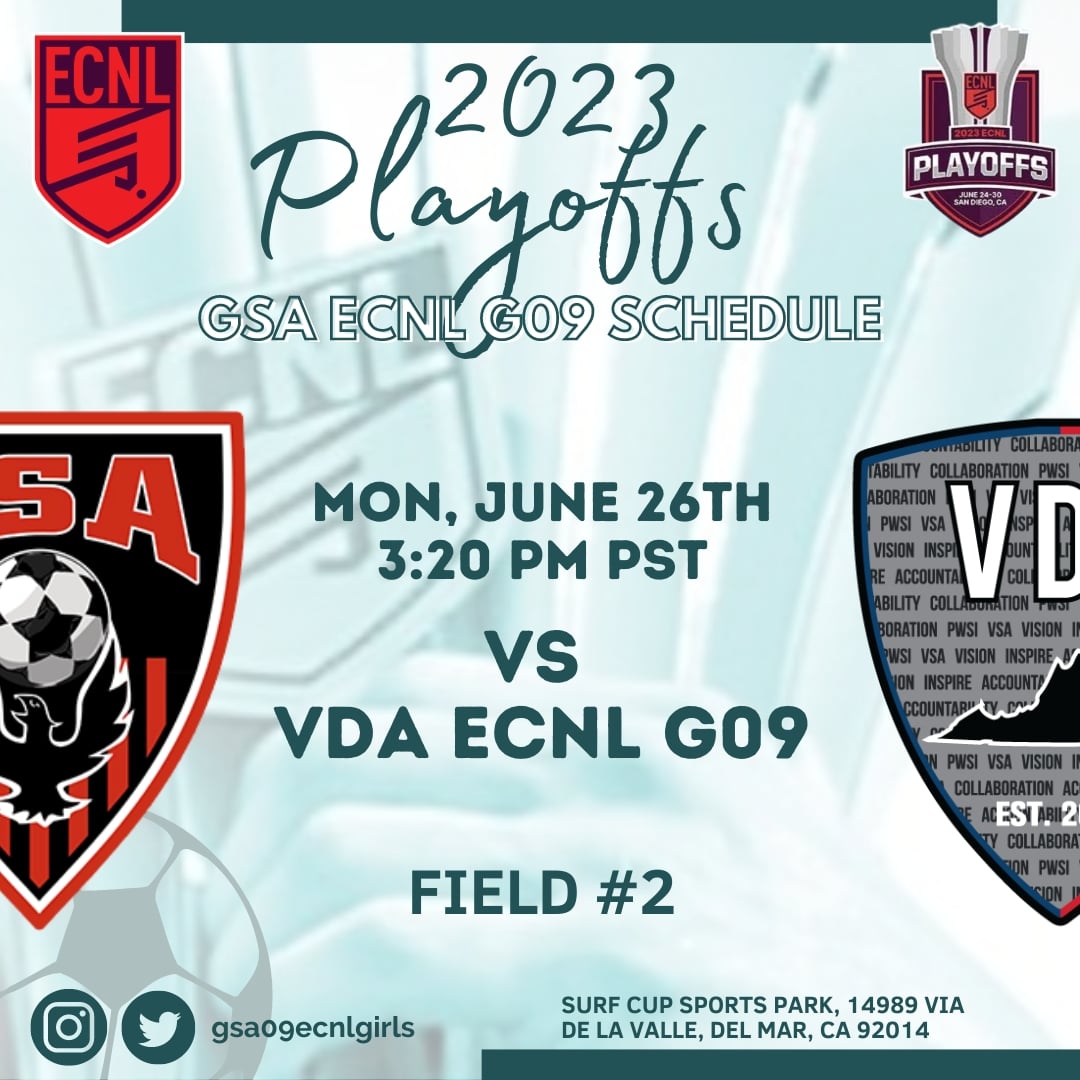 Tough 0-1 loss today, but super proud of our team! We gave 100% effort, and it showed! 🙌❤️⚽ #gsastrong #ecnlplayoffs #believe #footballislife #tomorrowisanewday