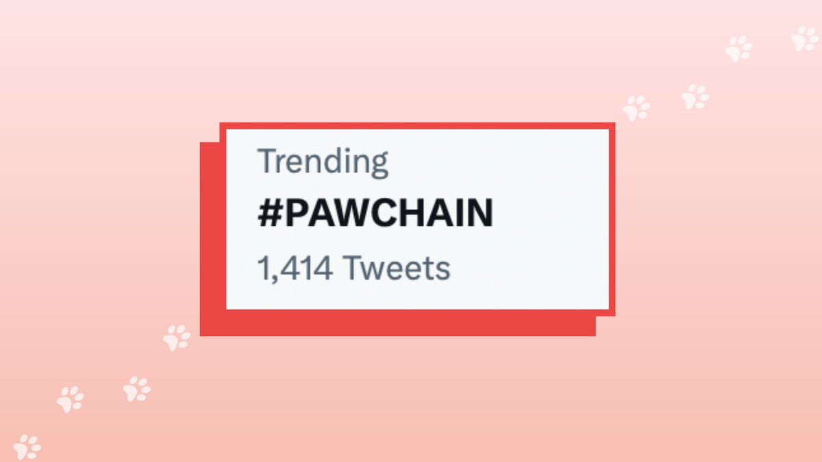 Did you 👀 this #PAWchain Community? $PAW 🐾

pawchain.build