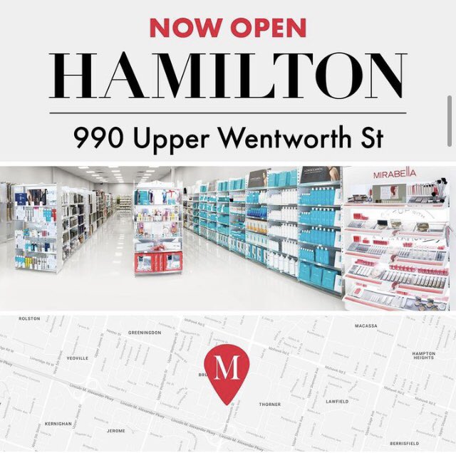 Our new Hamilton location at 990 Upper Wentworth Street is now open! We’re fully stocked with your favourite hair &amp; beauty essentials and hope to see you soon @modernbeautysupplies #modernbeautysupplies