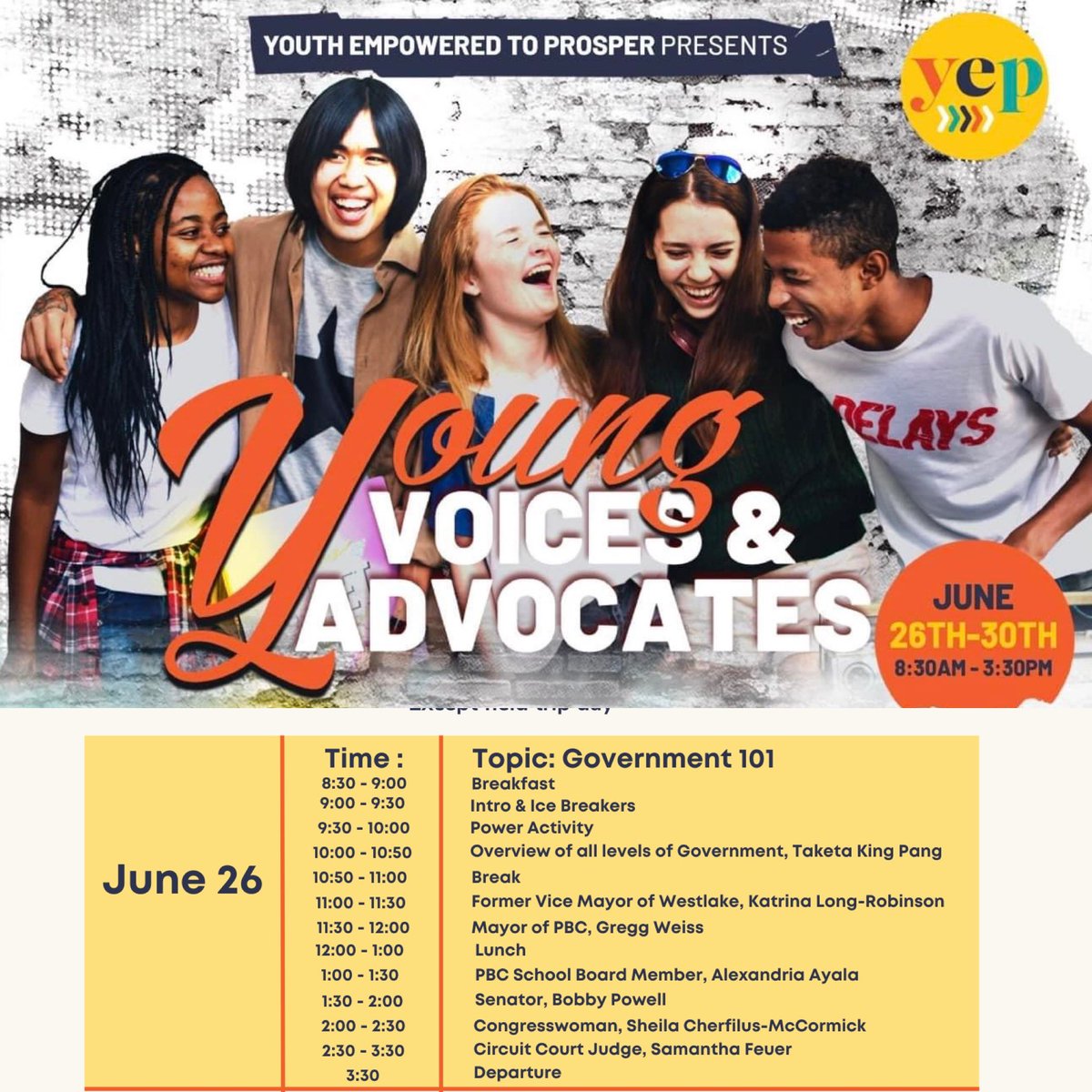 I hear 25 students with strong voices and exceptional advocacy traits have registered for tomorrows session…

Parents, did you register your teen?!?! 🤩😊

Catch me on the 🎤

#SupportYouth
#CommunityOutreach
#WhenWomenShowUpWEWIN