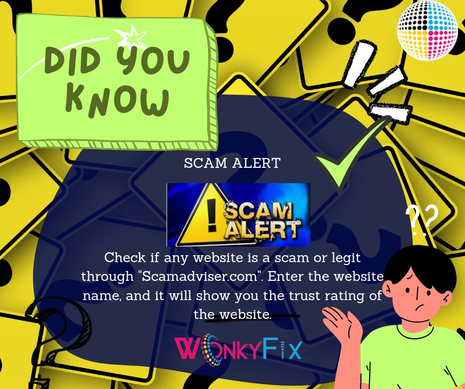TECH HACKS BY WONKYFIX 

WONKYFIX  
ONE STOP SOLUTION FOR ALL YOUR IT NEEDS 
WONKYFIX.COM 

#Techtips #technologyupdates #Techideas #spreadtheknowledge #addvalue #itsolutionsprovider #techhacks #weeklyupdates #scamalert