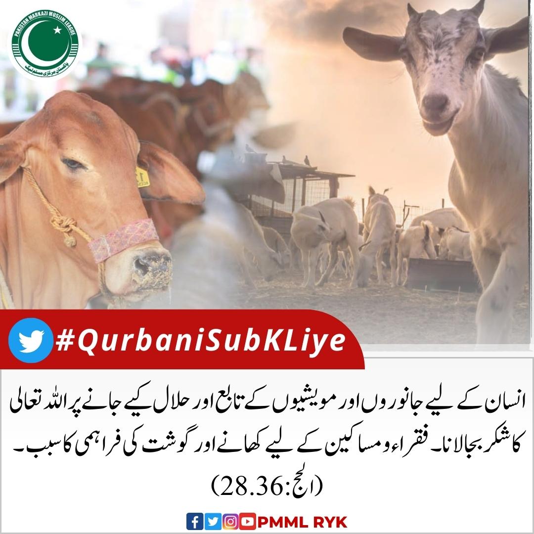 AshfaqPMML's tweet image. #QurbaniSubKLiye

غرباء اور مساکین کو قربانی سے گوشت سے فائدہ حاصل کرنے کے لئے عید الاضحی کے دن گوشت کا حصہ دیا جاتا ہے۔ اور مرکزی مسلم لیگ کا یہی منشور ہے