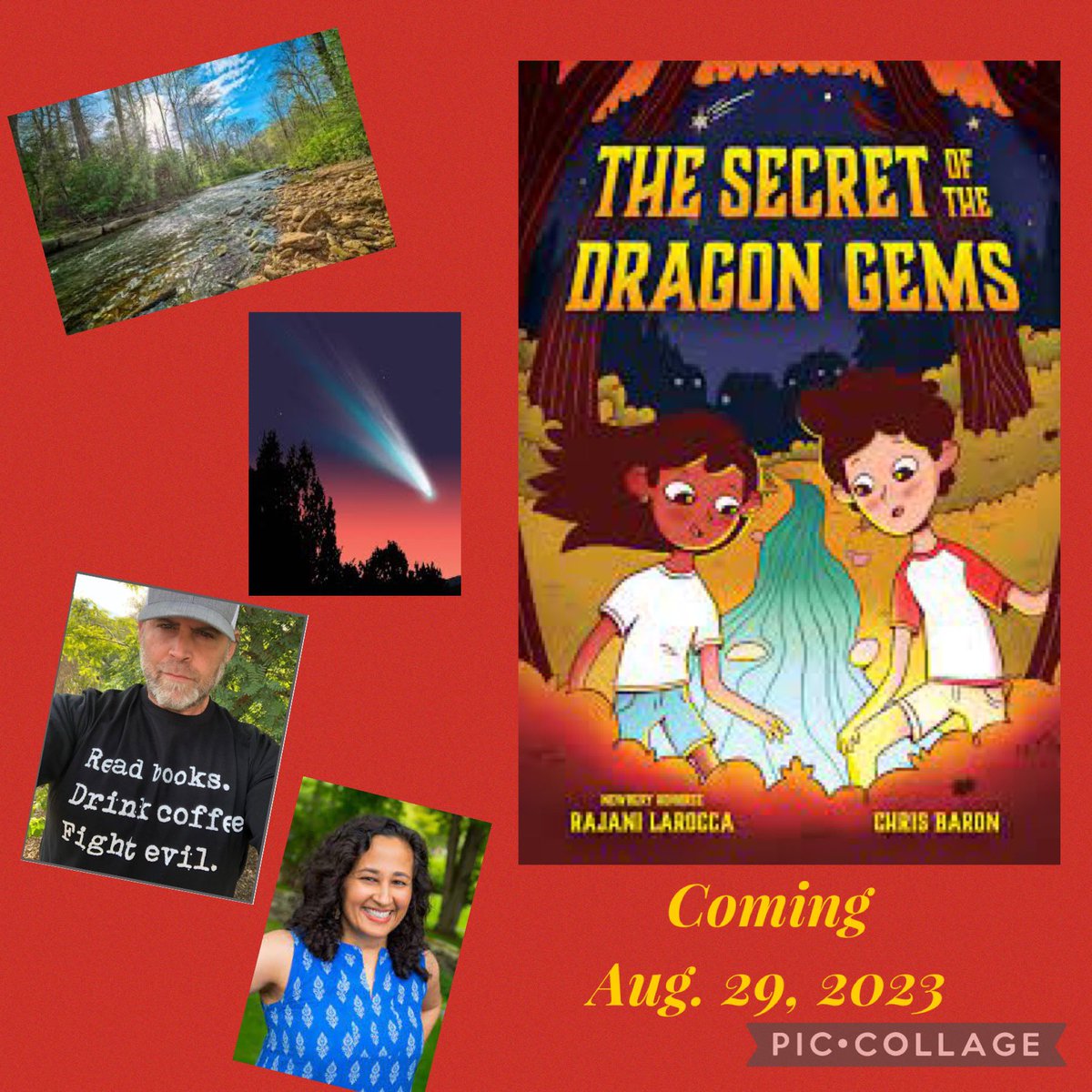 @baronchrisbaron @rajanilarocca branch out from realistic NIV to a mixed format (email, snail mail, “Miscord”) fantasy with great success. Read and see what Tripti and Sam bring home after summer camp when a comet leaves something behind! #BookAllies @littlebeebooks