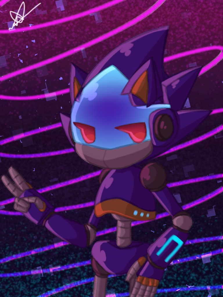 Neo Metal Sonic -WIP-  Arte erizo, Cómo dibujar a sonic, Erizo dibujo