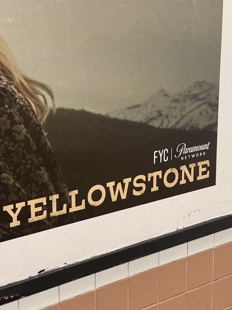 Poster mural key art #foryourconsideration #Yellowstone #FYC