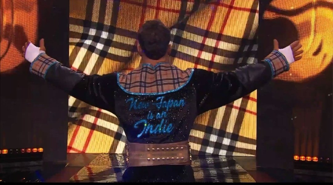 MasonGail71553's tweet photo. New Japan's not new to trolling, but MJF's jacket takes the cake! TEMU app is not indie, it's Number One, with $20 in cash rewards for new users. Join the shopping party now!🎉 https://t.co/EZyomxVtsT 

#ForbiddenDoor https://t.co/N9jPuqq9C8