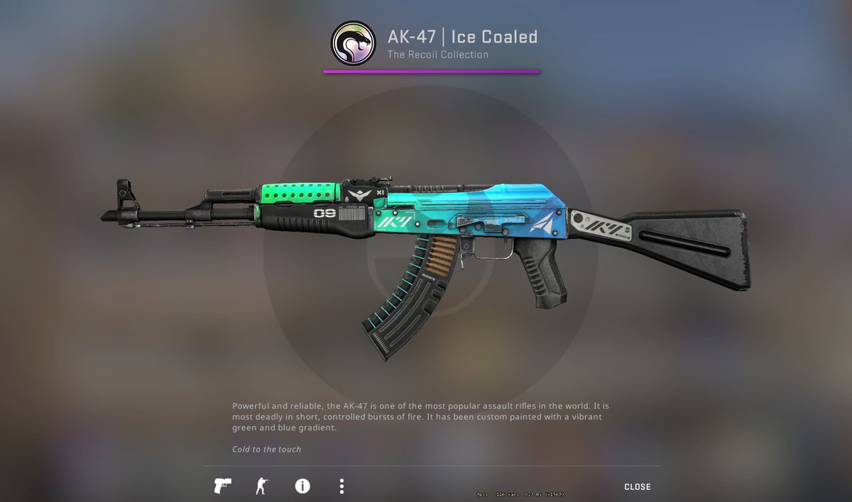 🦩Giveaway Sponsored by @The_RealYoungG  🦩

👉Ak-47 Ice Coaled FT (12.50$)

✅ Follow @The_RealYoungG and @FloshCS
☑️ Retweet and tag a friend
⏰ Rolling in 3 days
Good Luck !🥰

#CSGO #CSGOGiveaway  #csgoskins