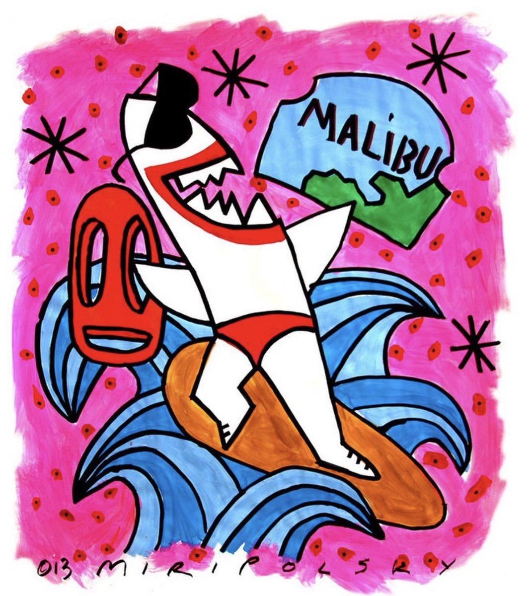 Surfs up with Sharky in Malibu!  Join him for some fun in the sun!  Buy a print and have some fun!
Surfs Up app.manifold.xyz