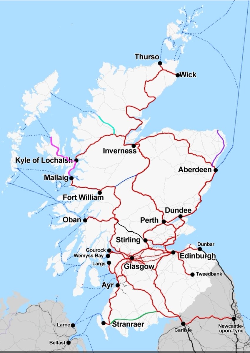 Here's the first 6 railways I would open first if I was scotgov.

1. Fraserburgh/Peterhead
2. East West Rail. (Ft William to Inverness)
3. Dunblane-Callander- Killin-Crianlarich
4. Skye
5. Dumfries-Stranraer
6. Ullapool