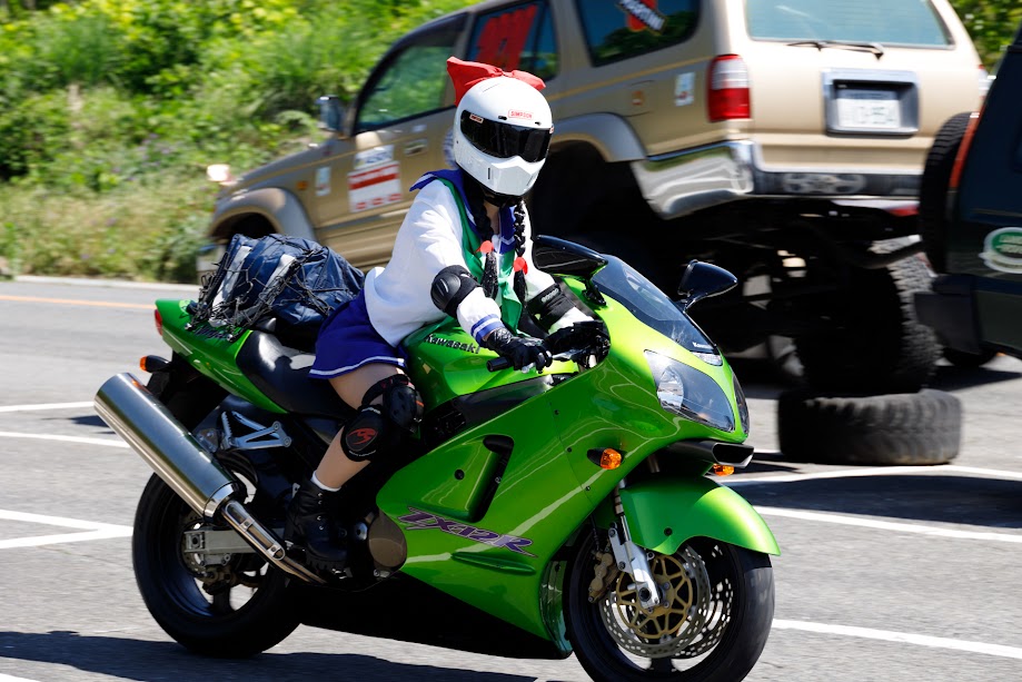 ZX-12R with 来夢先輩。 | A's miscellanies 新館