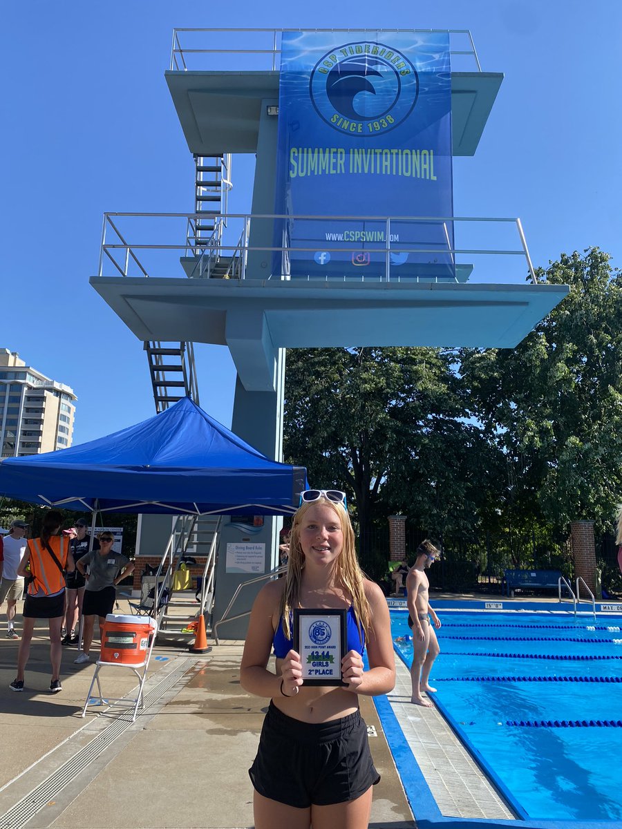 CSPInvite's tweet image. Payton is 2nd Place 13-14 Girls High Point