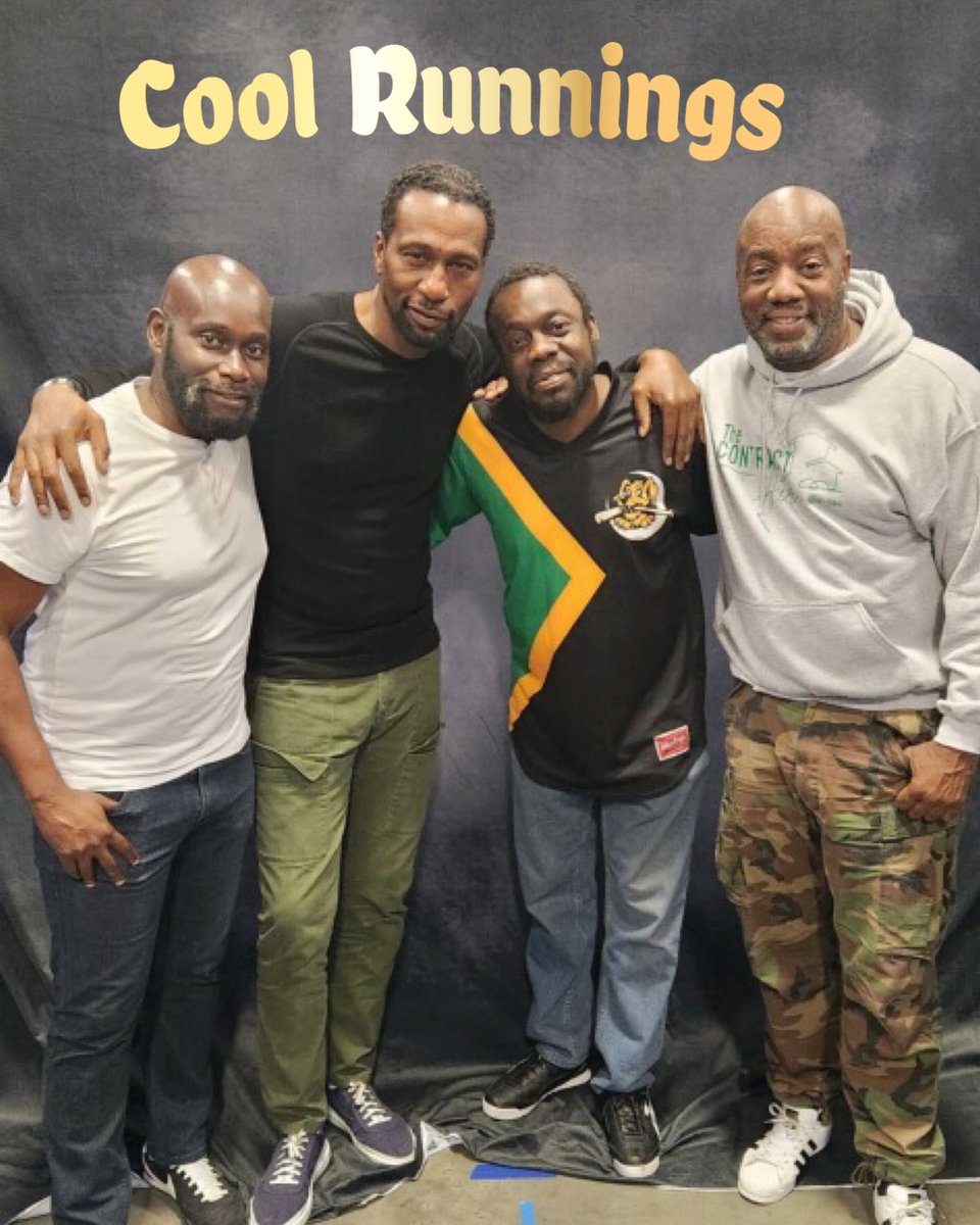 Always great to see my #coolrunnings guys‼️💯
We shared a sled together and #together we made #history 
#jamaicanbobsledteam 🇯🇲 @dougedoug1 @malikyoba and @rawletv @disney  @disneyplus #familymovie #classicmovie