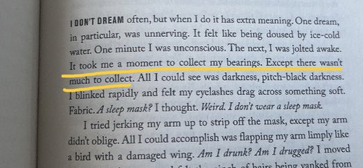 Most honest sentences in her entire book.😂 This woman is as insane in real life as in her fictitious non-fiction book.🤪