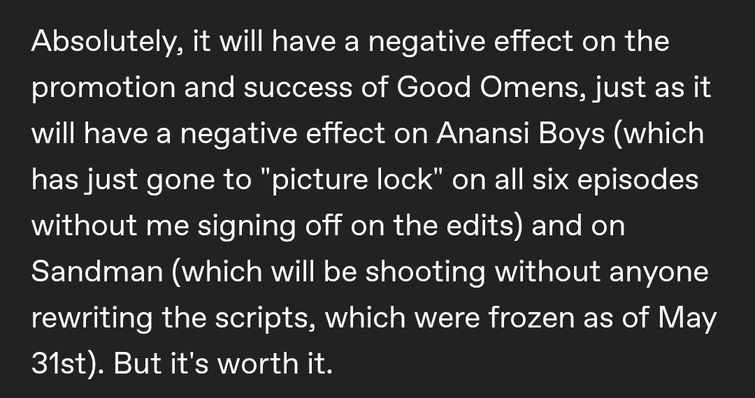 So #TheSandman is shooting after all despite the WGA strike