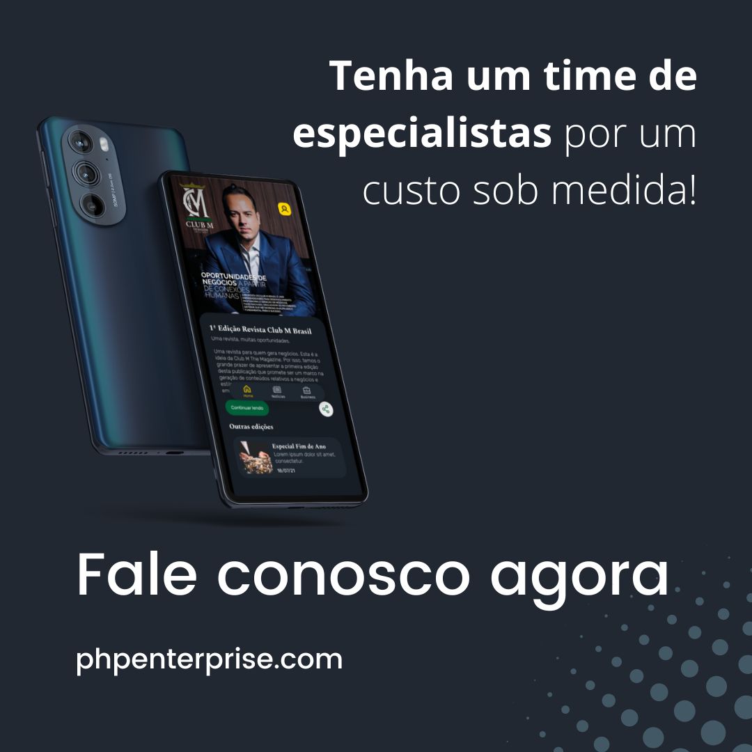 phpenterprise's tweet image. Precisa desenvolver seu aplicativo, portal ou sistema?  Veja alguns de nossos projetos recentes. Tenha um time de especialistas por um custo sob medida!  Fale conosco agora!  #gophp #phpenterprise #software #outsourcing #developer #apps