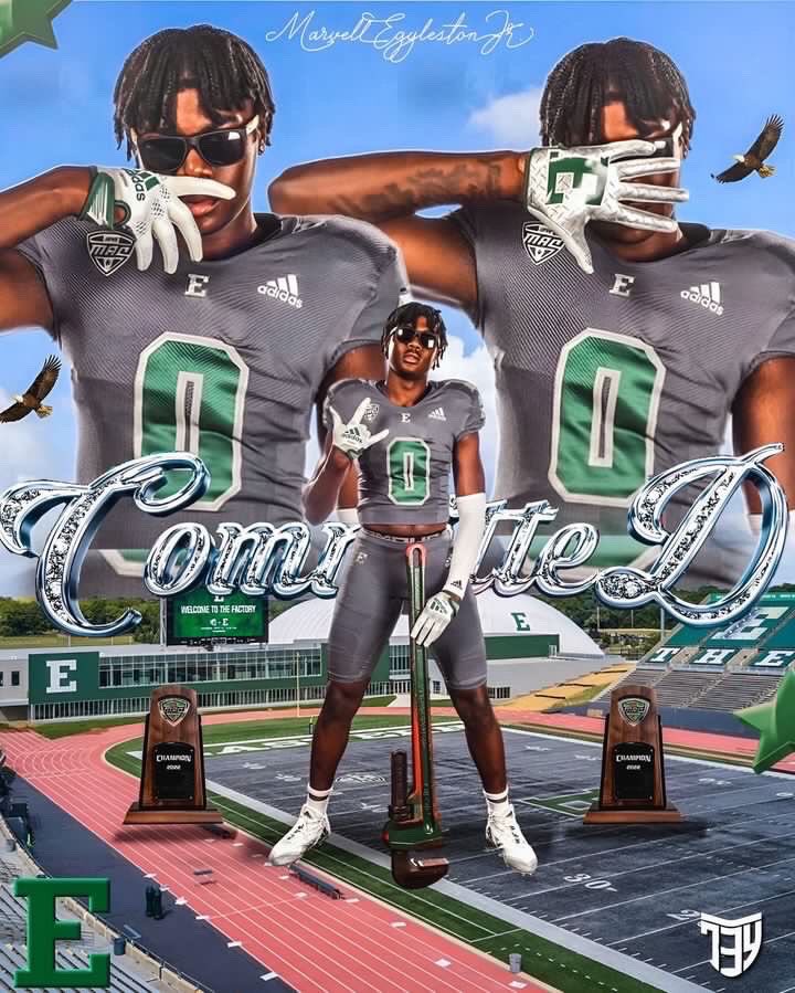 First I want to thank god for allowing me to be in the position I am in today. I want to thank all the coaches who recruited me and gave me an opportunity. With that being said I’m happy to announce that I’m %1000 committed to Eastern Michigan ‼️@EMUFB #ETOUGH