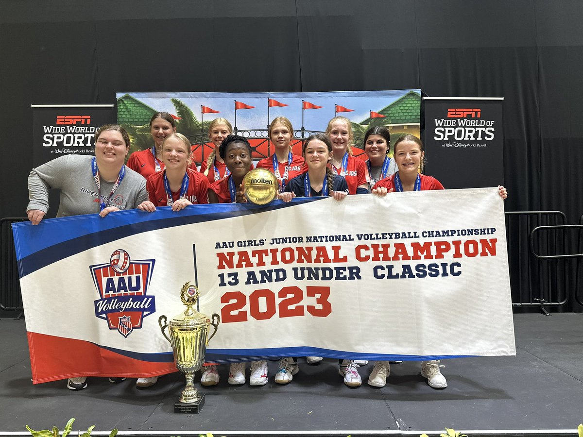 13U Classic NATIONAL CHAMPIONS…River City Jrs 13 Navy 🏆🥇