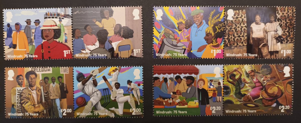 GB 2023 - Windrush: 75 years. These are a handsome set.