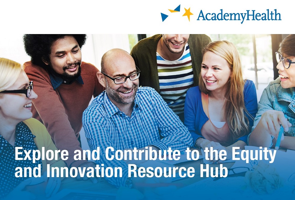 AcademyHealth's tweet photo. Attention #ARM23 attendees! The Equity and Innovation Resource Hub is your source for cutting edge #DEIA tools &amp; resources. Contribute by submitting your own valuable resources. Let’s make a difference! https://t.co/ROw5pkv9r9 https://t.co/yUXKEqke1z