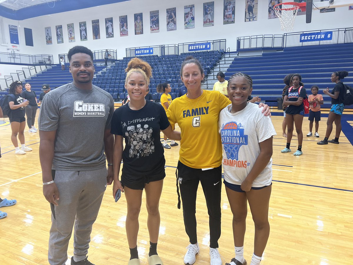 Way to put in work today at <a href="/Coker_WBB/">Coker Women's Basketball</a> Prospect Camp for <a href="/HPCAGirlsBBall/">HPCA Girls Basketball</a> / @CE_RiseWBB  girls…  <a href="/co2taylor/">Courtney Taylor</a> winning the Queen of the Court Challenge &amp; <a href="/BattleAngel2024/">Angel K. Walker</a>  winning the 3-Pt Challenge 💪🏽🏀🔥 #GirlsBasketball #co2024  #HPCA #AwesomeCamp